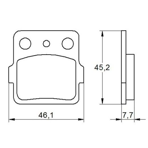 Zavorne obloge ACCOSSATO AGPA111 OR