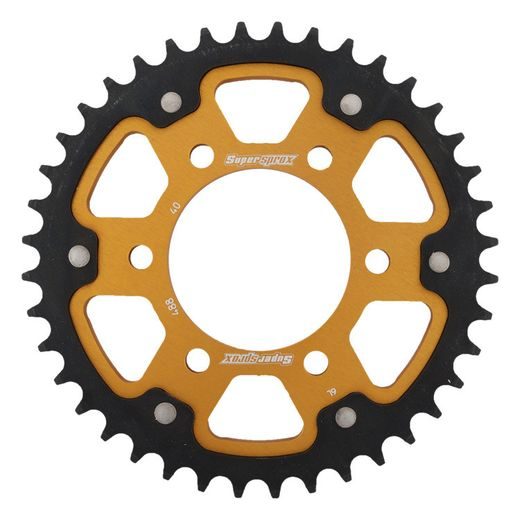 Zadnji verižnik (zobnik) SUPERSPROX STEALTH RST-488:40-GLD zlata 40T, 530