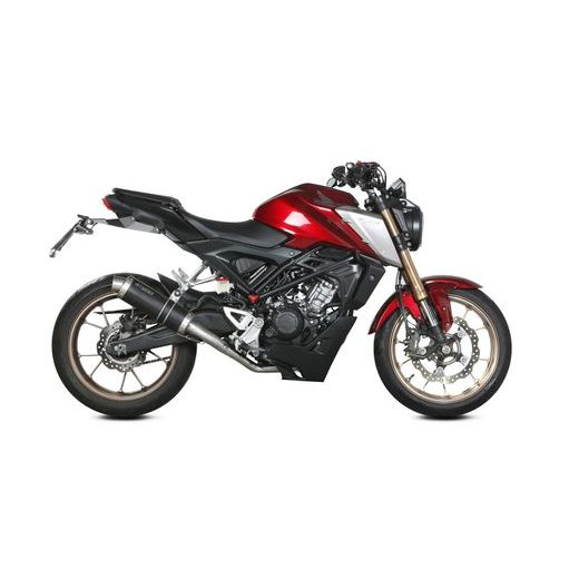 Celoten izpušni sistem 1x1 STORM GP H.077.LXSB Črn