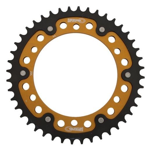 Rear sprocket SUPERSPROX STEALTH RST-502:44-GLD zlata 44T, 530