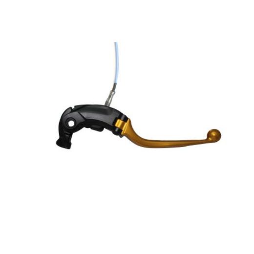 Brake lever folding ACCOSSATO LV021 with integrated adjuster for Nissin radial master cylinder zlata