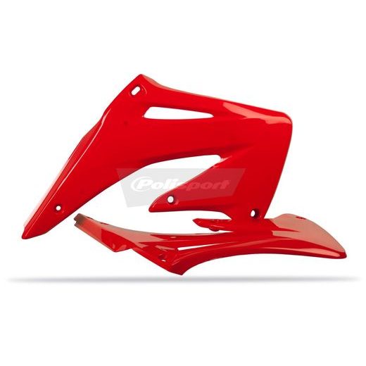 Radiator scoops POLISPORT 8429000011 (par) red CR 04