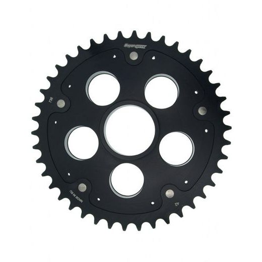 Rear sprocket STEALTH with alloy disc SUPERSPROX RSA-736:42-BLK Črn 42T, 520