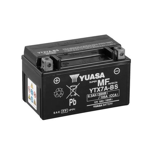 Akumulator brez vzdrževanja YUASA YTX7A-BS