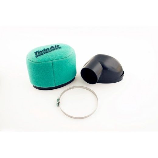Pre-Oiled Air Filter TwinAir 156058P (Flame Retardent) incl. Intake (pe/pp)