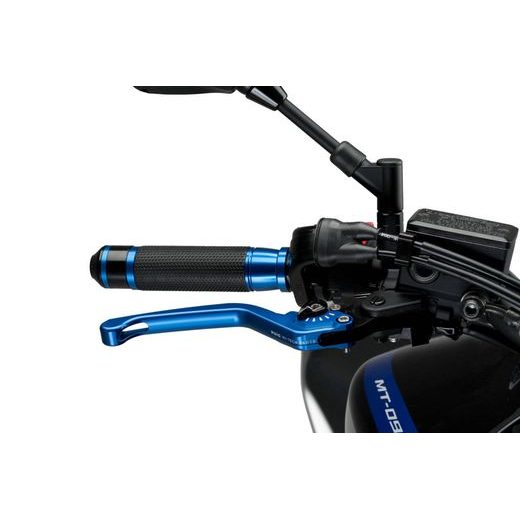 Brake lever without adapter PUIG 3.0 120AN dolga (long) blue/black