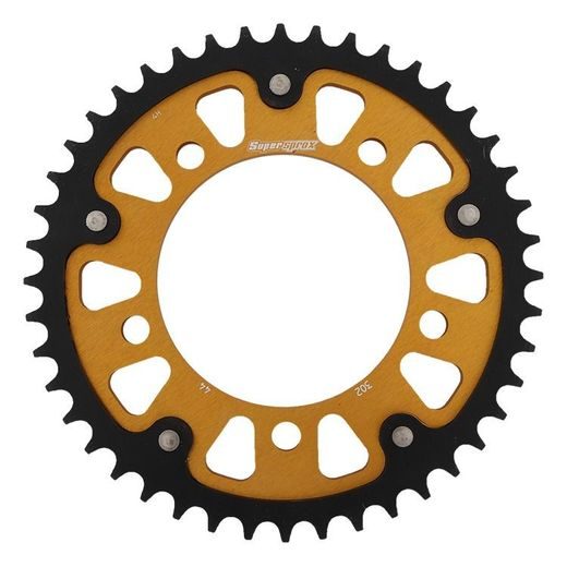 Zadnji verižnik (zobnik) SUPERSPROX STEALTH RST-302:44-GLD zlata 44T, 530