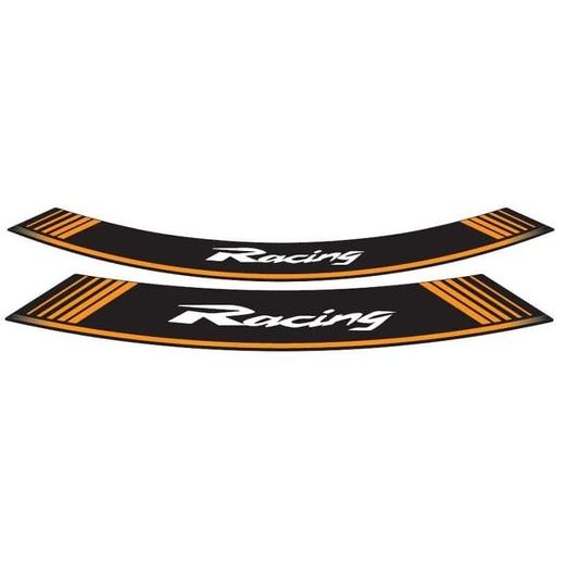 Rim strip PUIG RACING 5531T oranžna set of 8 rim strips