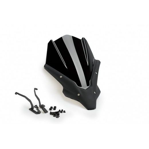 Windshield PUIG NEW. GEN TOURING 20619N črna