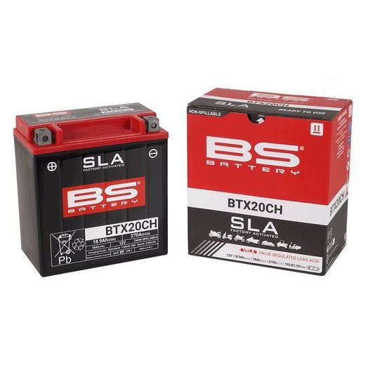 Tovarniško aktiviran akumulator BS-BATTERY BTX20CH (FA) (YTX20CH (FA)) SLA