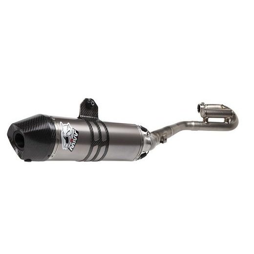 Celoten izpušni sistem 1x1 MIVV OVAL M.YA.024.S4C.F Titanium / Karbonska kapa YAMAHA - YZ 450 F [2010 - 2011]