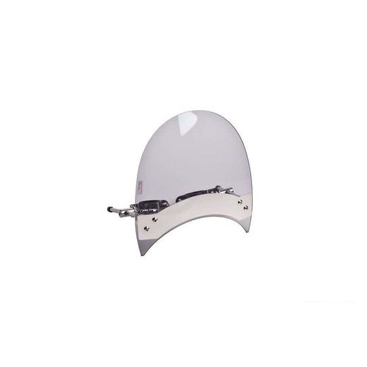 Windshield PUIG ROADSTER 5932H smoke universal, fixations on handelbar