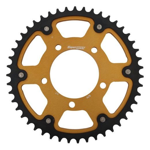 Rear sprocket SUPERSPROX STEALTH RST-829:47-GLD zlata 47T, 530
