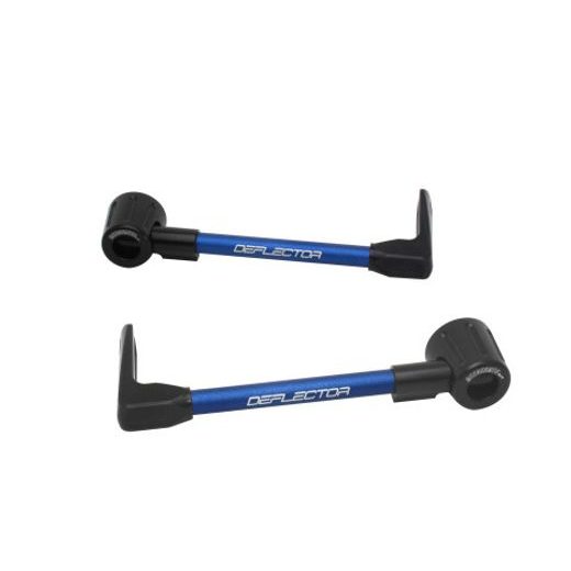 Lever guard ACCOSSATO DE003 with blue hose and joint right + left, aluminium