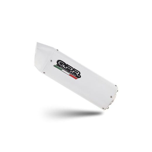 Dual bolt-on silencer GPR ALBUS KTM.45.ALB White glossy