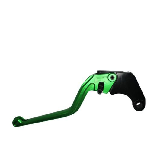 Clutch Lever ACCOSSATO ESH607 fixed CNC-worked aluminium, green