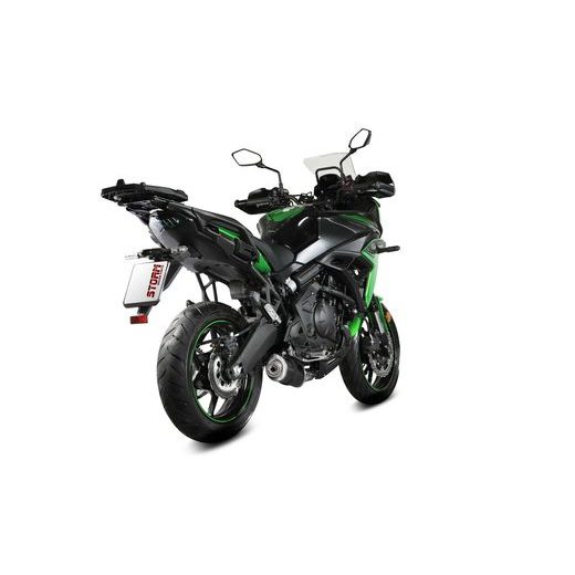Celoten izpušni sistem 2x1 STORM OVAL K.059.LX1B Črn