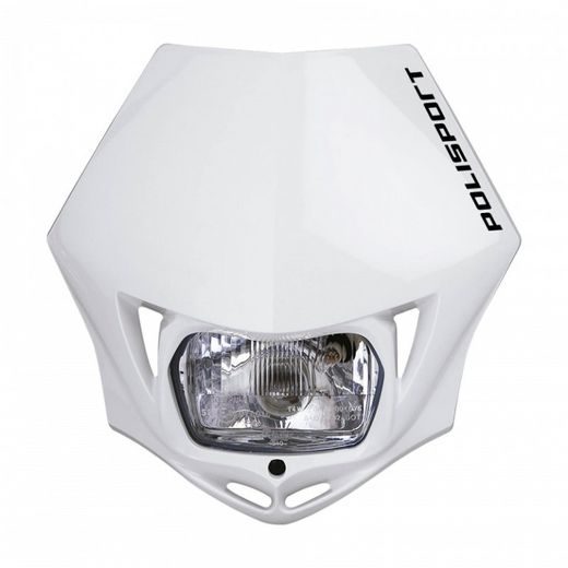 Headlight POLISPORT MMX 8663500001 Bela