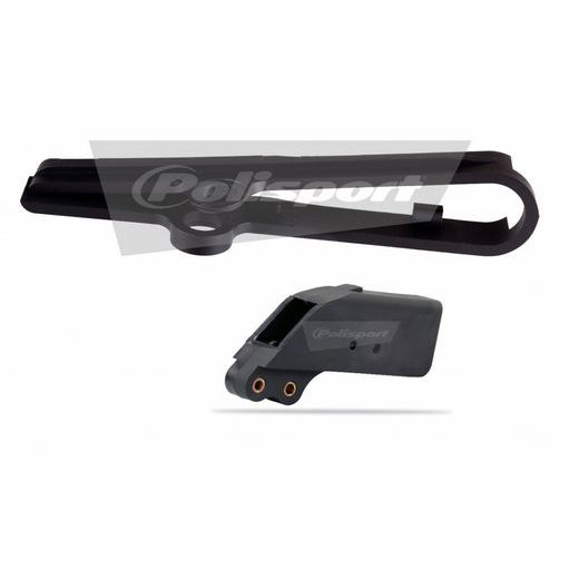 Chain guide / slider / sliding piece kit POLISPORT 90587 črna