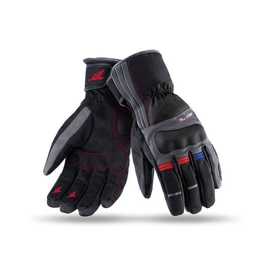 Rokavice Seventy Degrees 70° SD-T25 DARK GREY/RED/BLUE XL