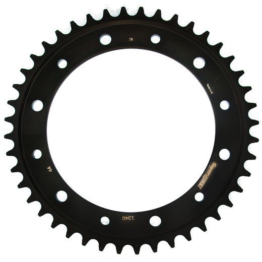 Zadnji verižnik (zobnik) SUPERSPROX RFE-1340:44-BLK črna 44T, 530