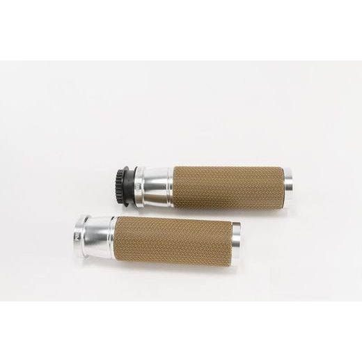 Ročaji (Gripi) PUIG VINTAGE 9190P srebrna 119mm