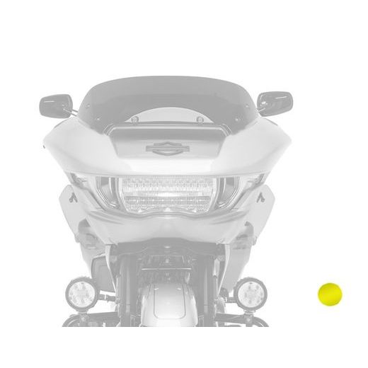 Lower deflectors PUIG 22671G yellow