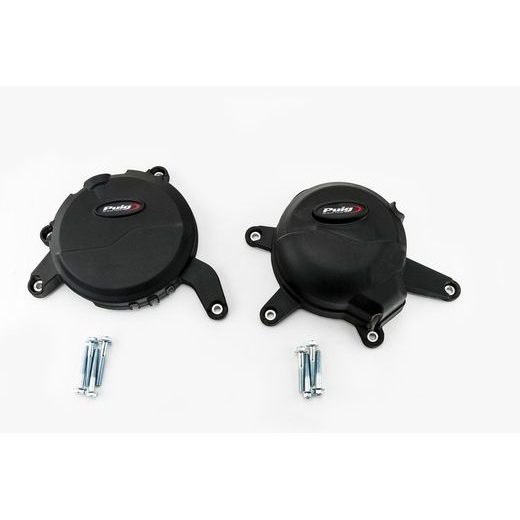  Engine protective covers PUIG 20140N črna included right and left caps