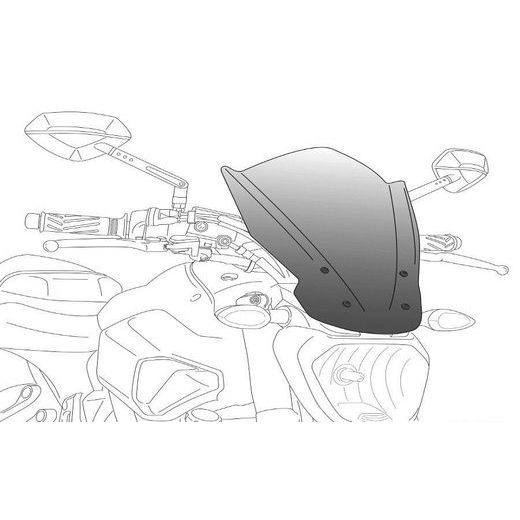 Windshield PUIG NEW. GEN TOURING 5655F dark smoke