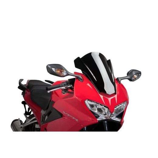 Windscreen PUIG RACING 7598N črna