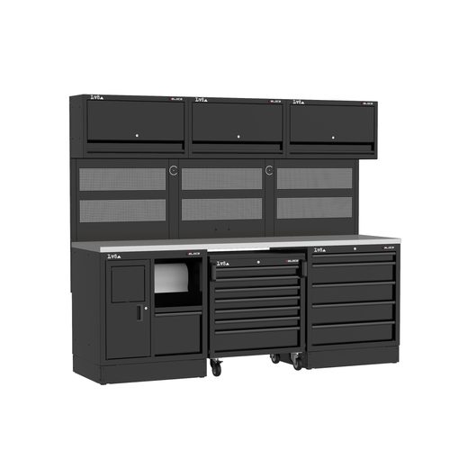 Workbench LV8 EVS24-03X with stainless steel top