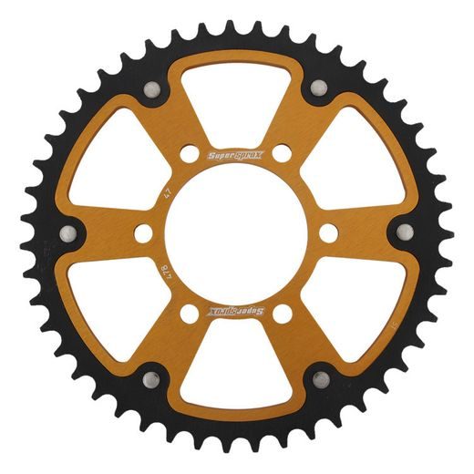 Zadnji verižnik (zobnik) SUPERSPROX STEALTH RST-478:47-GLD zlata 47T, 520