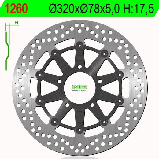 Zavorni disk NG 1260