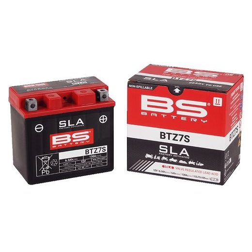 Tovarniško aktiviran akumulator BS-BATTERY BTZ7S (YTZ7S) SLA