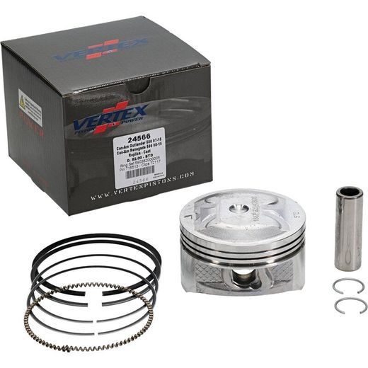 Complete piston VERTEX 24566 Cylinder 82, piston 81,95 mm (Cast)