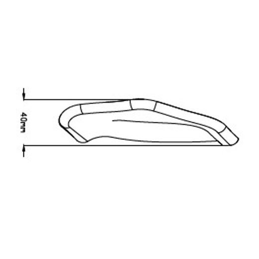 Windshield PUIG FRONTAL PLATE 3812C carbon look