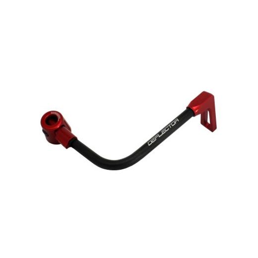 Lever guard ACCOSSATO DE001 with black hose and joint right, aluminium
