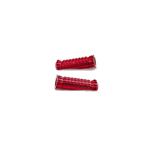 Footpegs without adapters PUIG R-FIGHTER 9192R rdeč