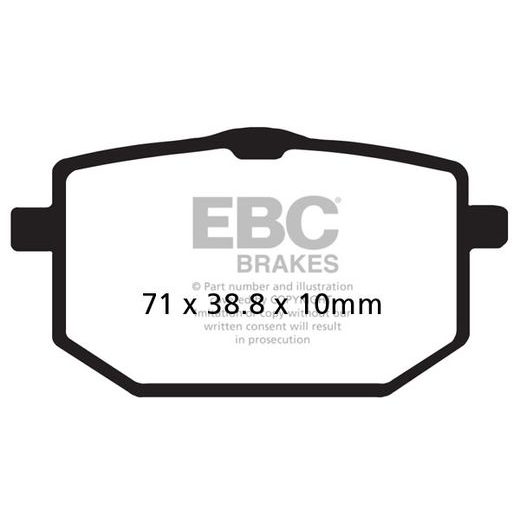 Zavorne obloge EBC FA118