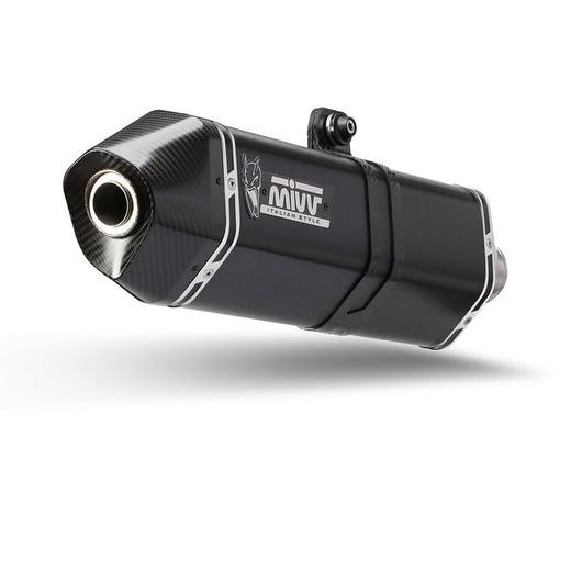 Celoten izpušni sistem 2x1 MIVV SPEED EDGE SY.002.LRB Black Stainless Steel