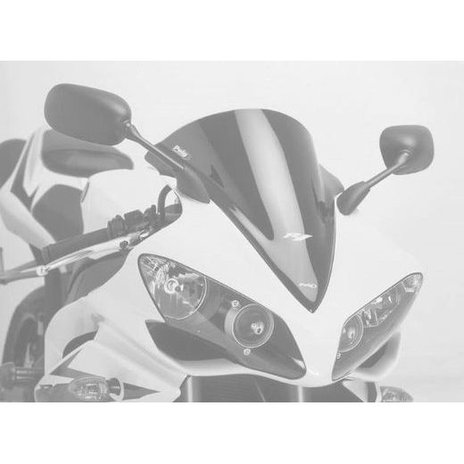 Windscreen PUIG RACING 4365N črna