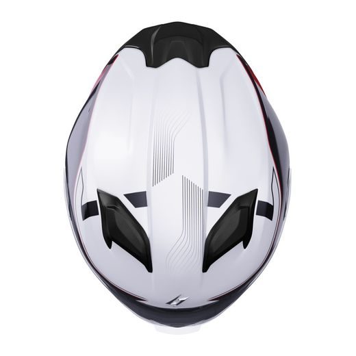 Integralna čelada STORMER ZS-1001 TAKEN white, red, pearly S