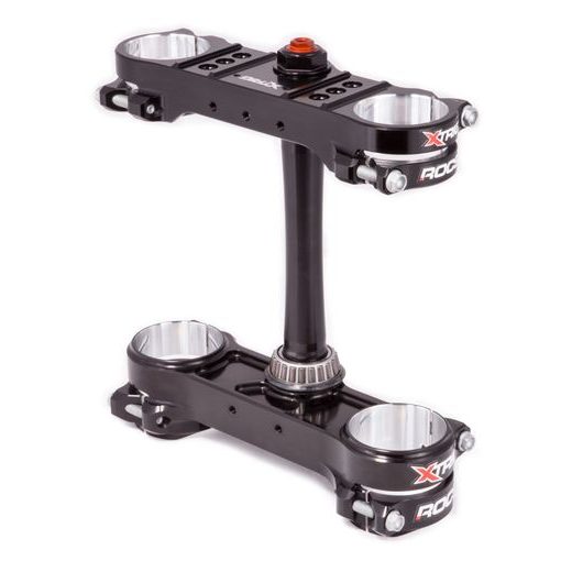 Triple clamp X-TRIG ROCS PRO 40505009 Črn