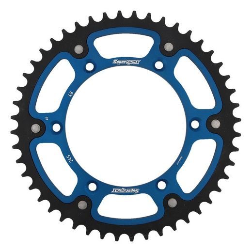Rear sprocket SUPERSPROX STEALTH RST-245:48-BLU moder 48T, 520
