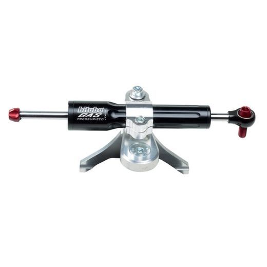 Steering damper kit BITUBO racing mounting with black shock absorber