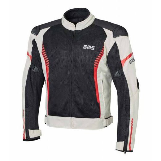 Jakna GMS SAMU MESH ZG51005 beige-red-black XL