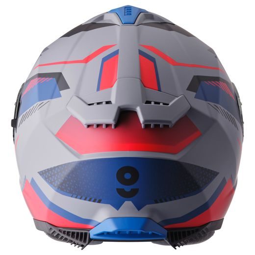 Integralna čelada GMS GELERO ZG12701 matt grey-blue-red XL