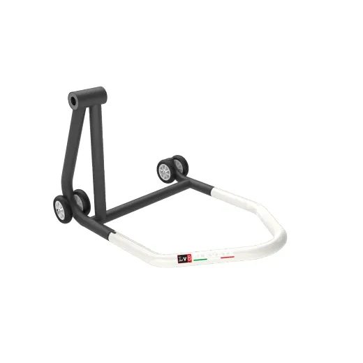 Left single arm stand LV8 E630L.KW without pin black/white