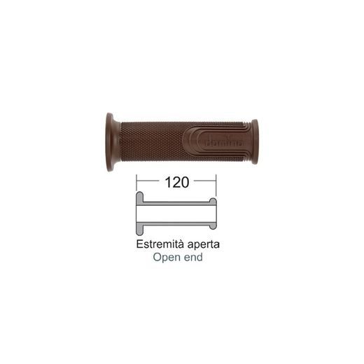 Ročaji (Gripi) DELLORTO STYLE 184161370 brown