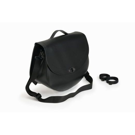 Leather saddlebag CUSTOMACCES HD AP0008N črna right
